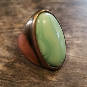 Green Stone Ring